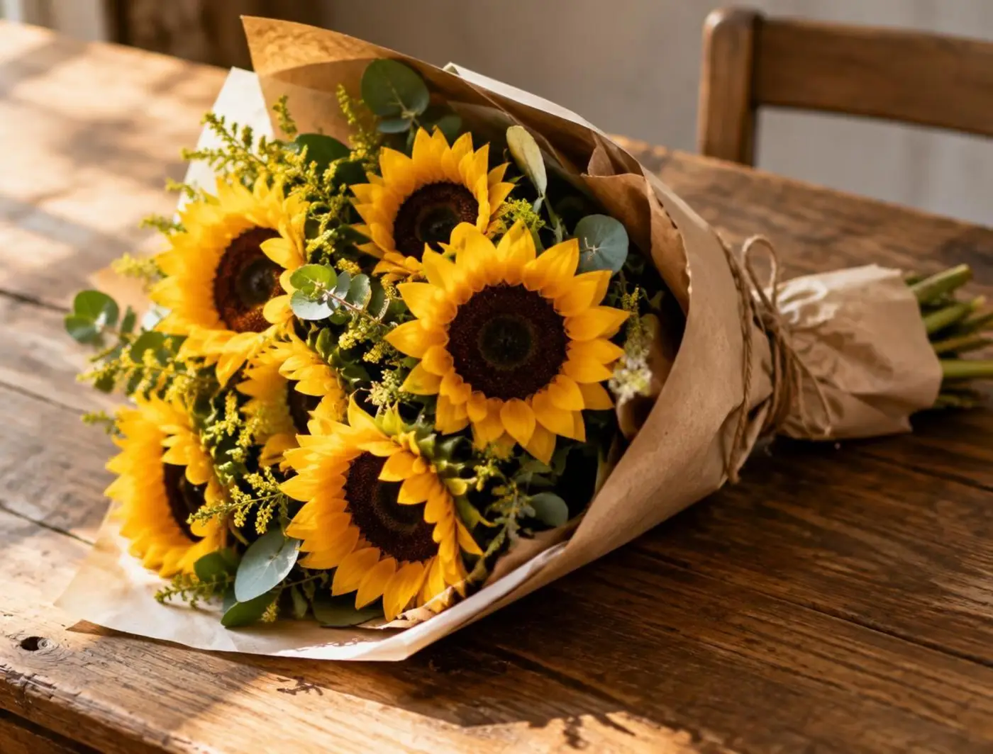 Ramo de girasoles (fotografía ilustrativa)